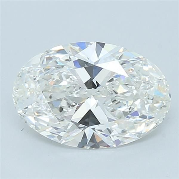 2.57ct F VS2 Rare Carat Ideal Cut Oval Lab Grown Diamond