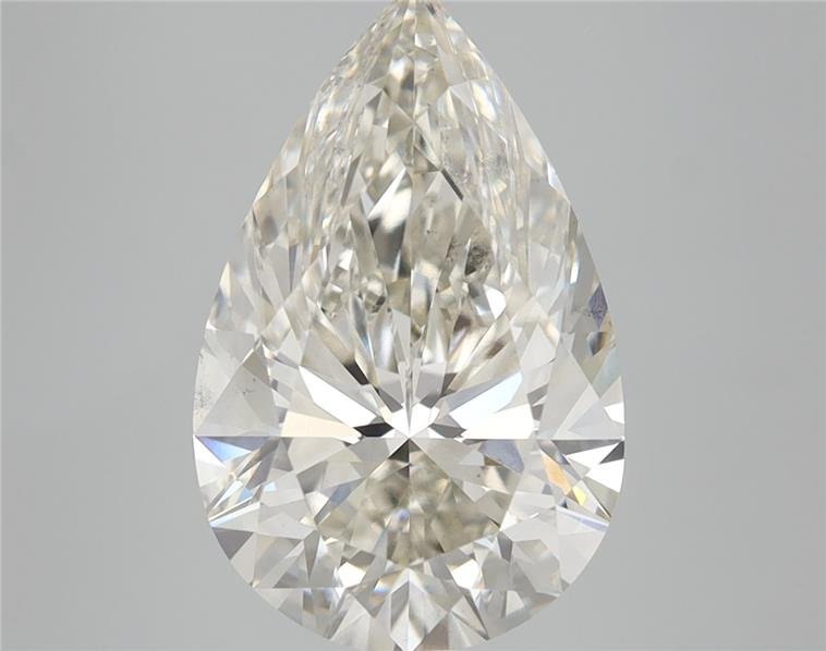 4.12ct I VS2 Rare Carat Ideal Cut Pear Lab Grown Diamond