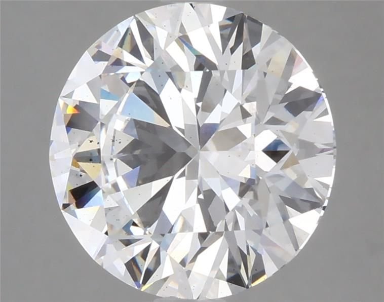 4.69ct F SI1 Rare Carat Ideal Cut Round Lab Grown Diamond