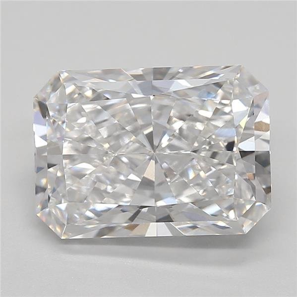 3.69ct E VS2 Rare Carat Ideal Cut Radiant Lab Grown Diamond