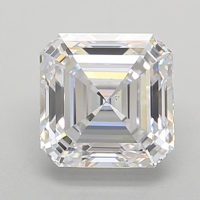 1.52ct D VS2 Rare Carat Ideal Cut Asscher Lab Grown Diamond