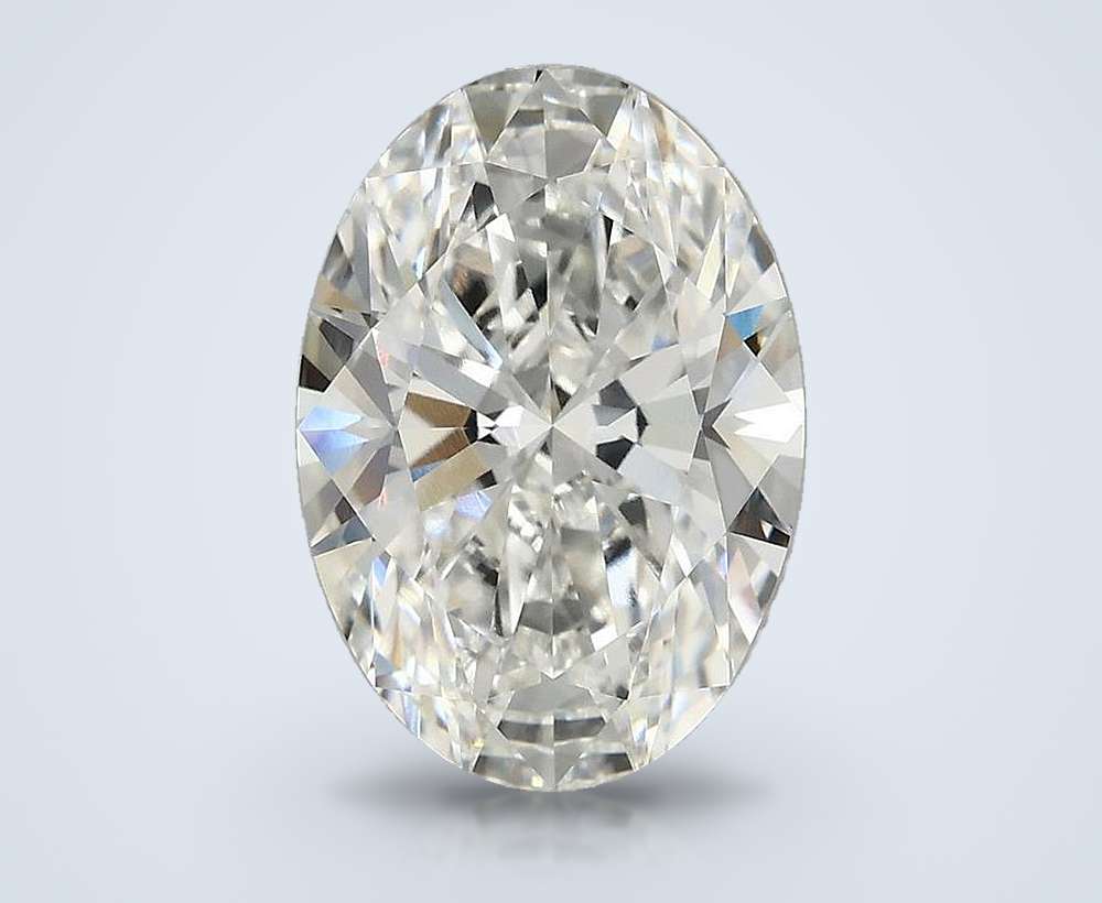 3.80 Carat Oval Lab Diamond