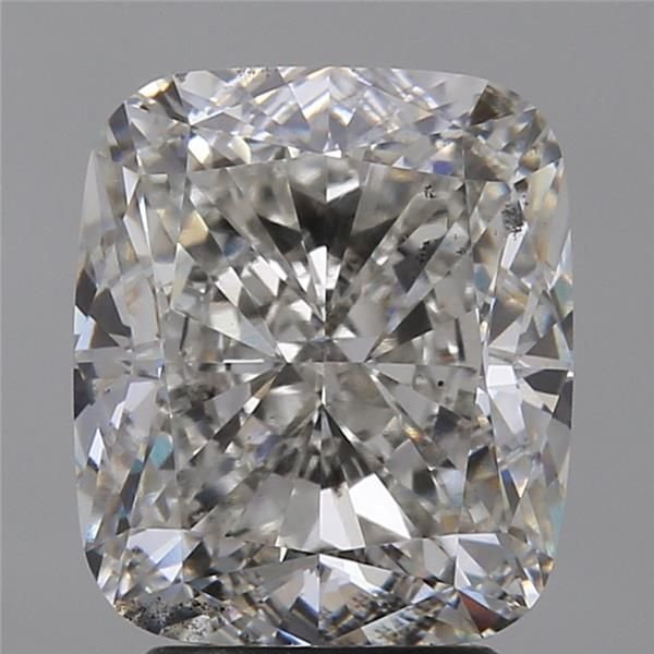 4.03ct H SI1 Good Cut Cushion Lab Grown Diamond