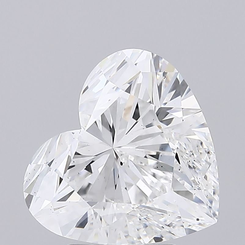 4.51ct F VS2 Rare Carat Ideal Cut Heart Lab Grown Diamond