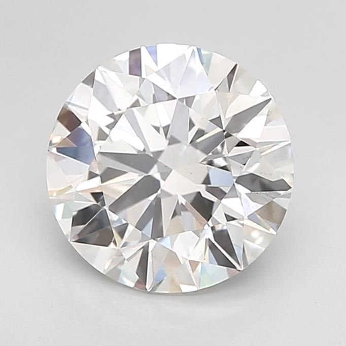2.02ct E VS2 Rare Carat Ideal Cut Round Lab Grown Diamond