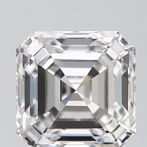 2.09ct E VVS2 Rare Carat Ideal Cut Asscher Lab Grown Diamond