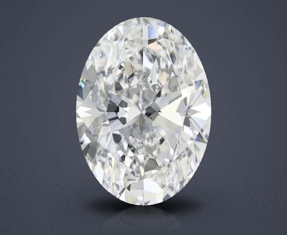 4.46 Carat Oval Lab Diamond
