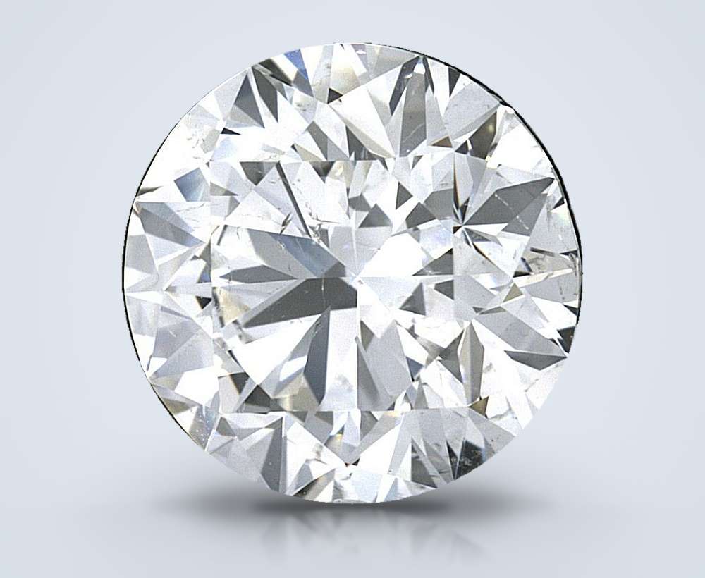 3.72 Carat Round Natural Diamond