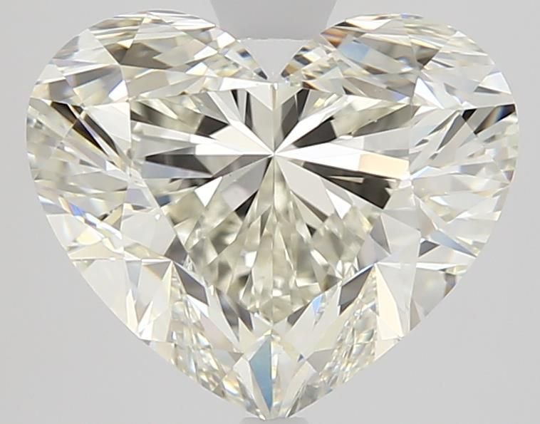 3.01ct K VS2 Rare Carat Ideal Cut Heart Diamond