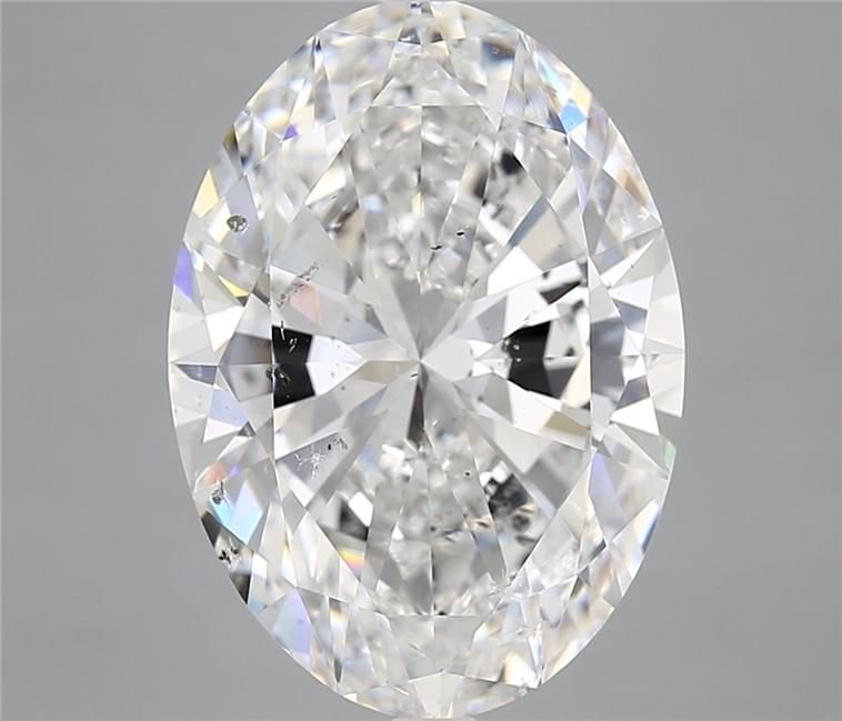 8.05ct E SI2 Rare Carat Ideal Cut Oval Diamond