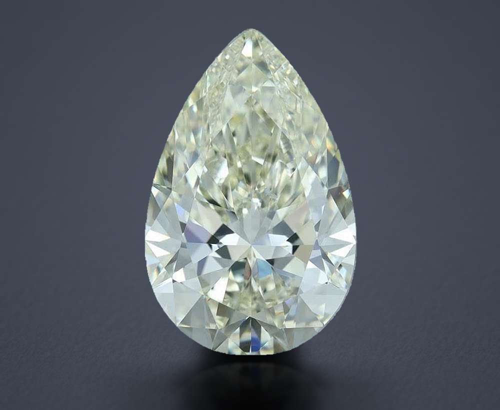 10.02 Carat Pear Natural Diamond