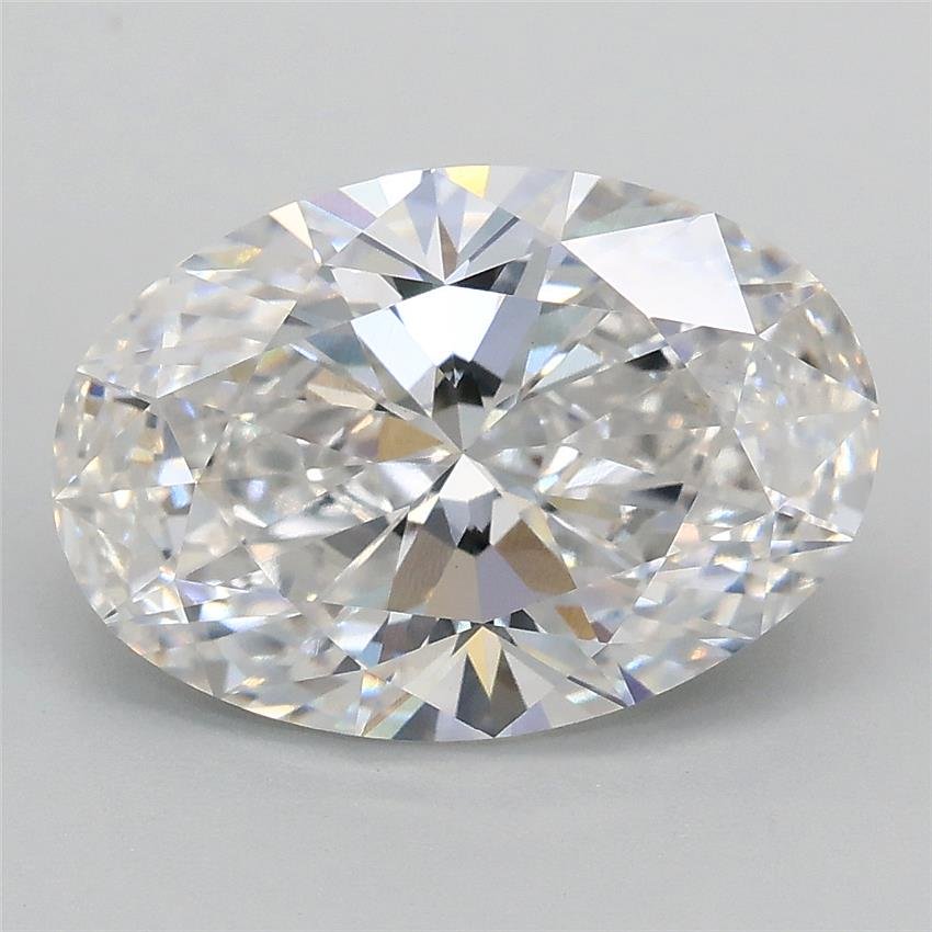 3.04ct E VS1 Rare Carat Ideal Cut Oval Lab Grown Diamond