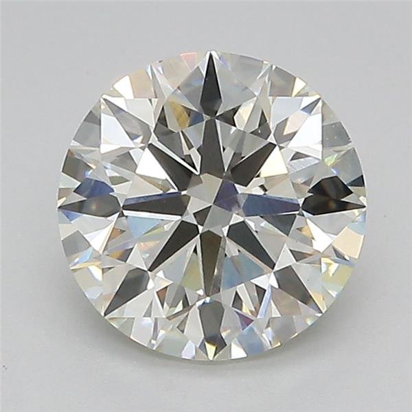 2.06ct J VS1 Rare Carat Ideal Cut Round Lab Grown Diamond