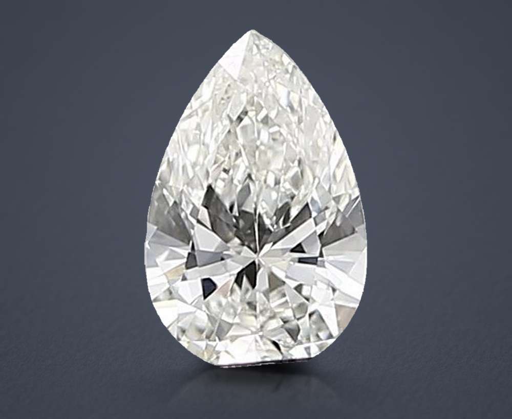 0.64 Carat Pear Lab Diamond