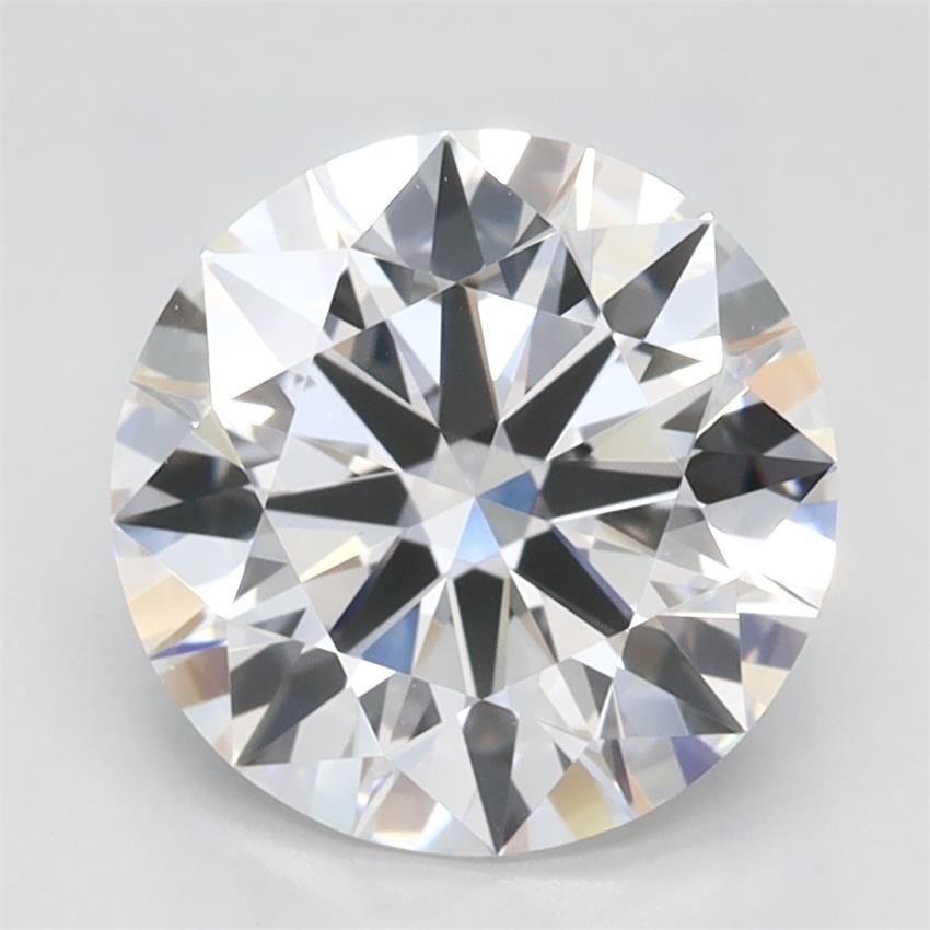 2.01ct D VVS1 Rare Carat Ideal Cut Round Lab Grown Diamond