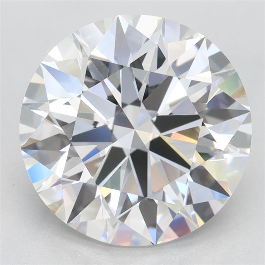 3.65ct D VVS2 Rare Carat Ideal Cut Round Lab Grown Diamond