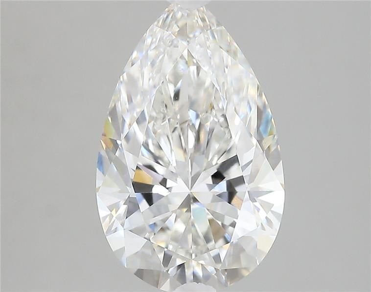 3.57ct H VS1 Rare Carat Ideal Cut Pear Lab Grown Diamond