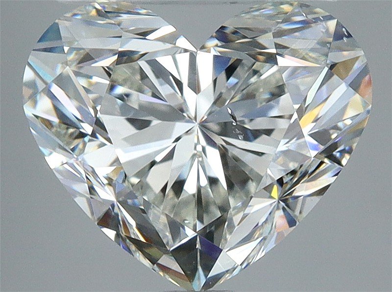 2.50ct J SI1 Rare Carat Ideal Cut Heart Diamond