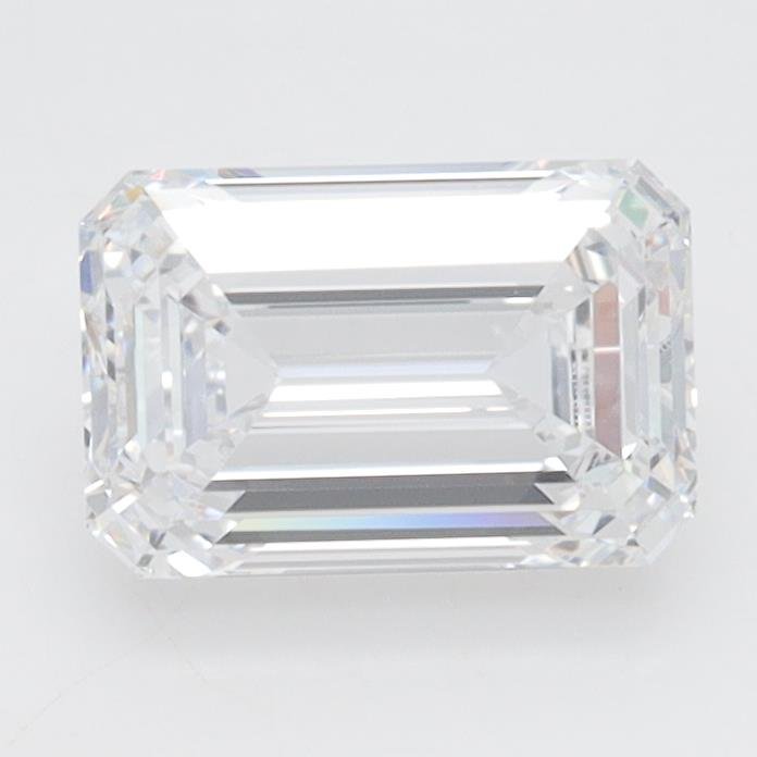 1.39ct D VVS2 Rare Carat Ideal Cut Emerald Lab Grown Diamond