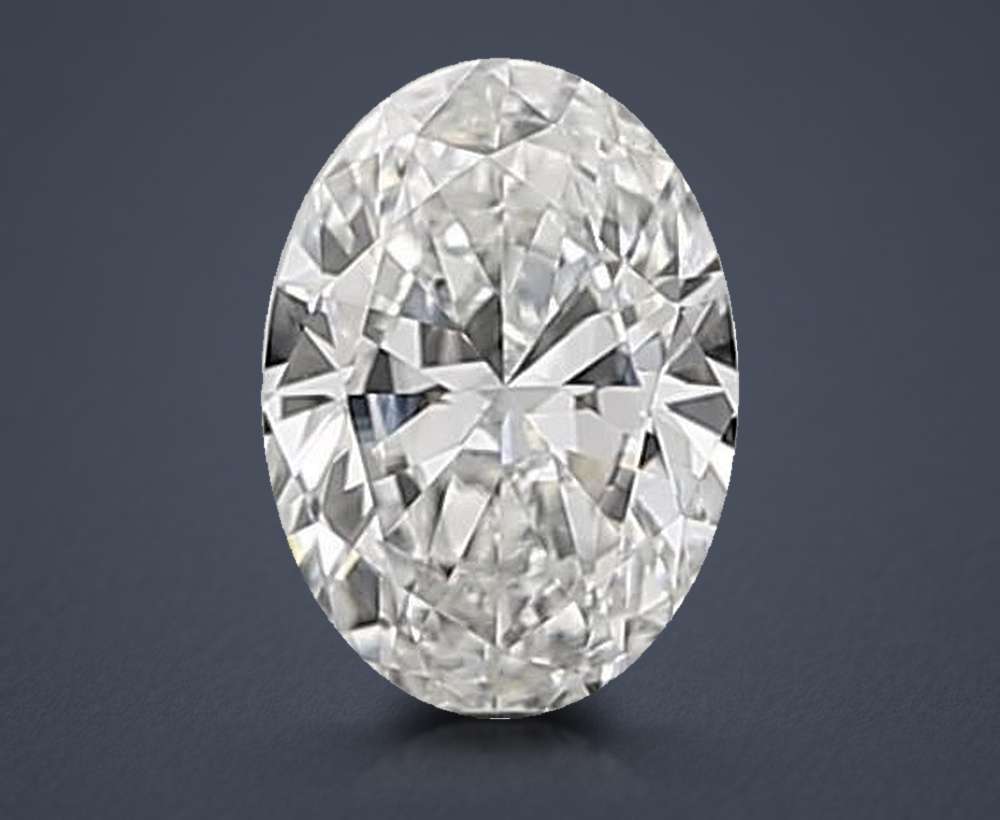 0.57 Carat Oval Lab Diamond
