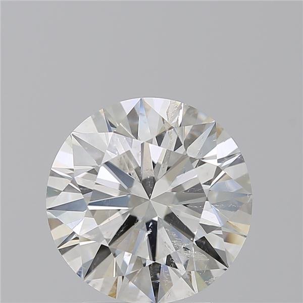 3.11ct G SI2 Rare Carat Ideal Cut Round Diamond