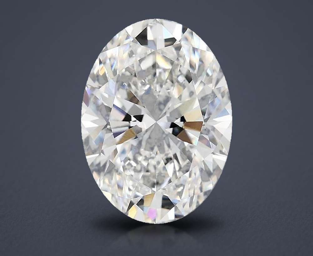 2.44 Carat Oval Lab Diamond