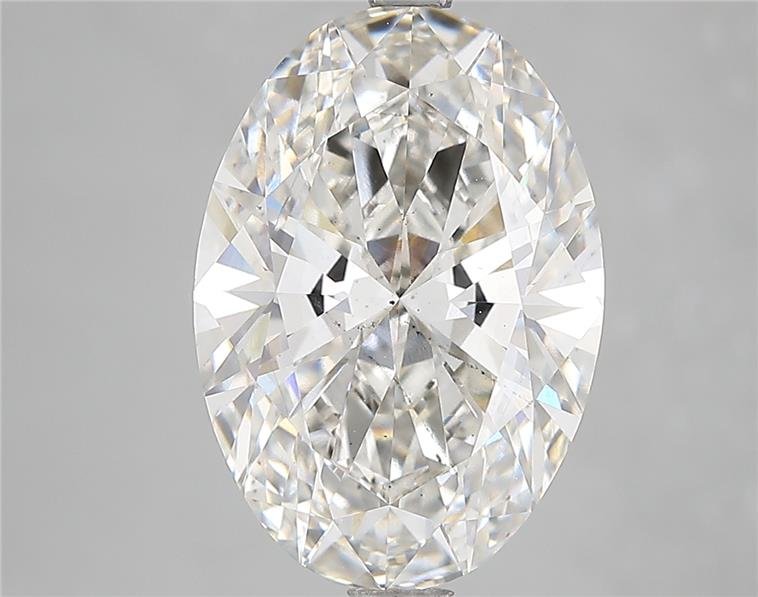 5.15ct H SI1 Rare Carat Ideal Cut Oval Lab Grown Diamond