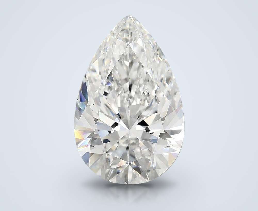 6.09 Carat Pear Lab Diamond