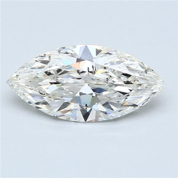 3.01ct I SI2 Rare Carat Ideal Cut Marquise Diamond