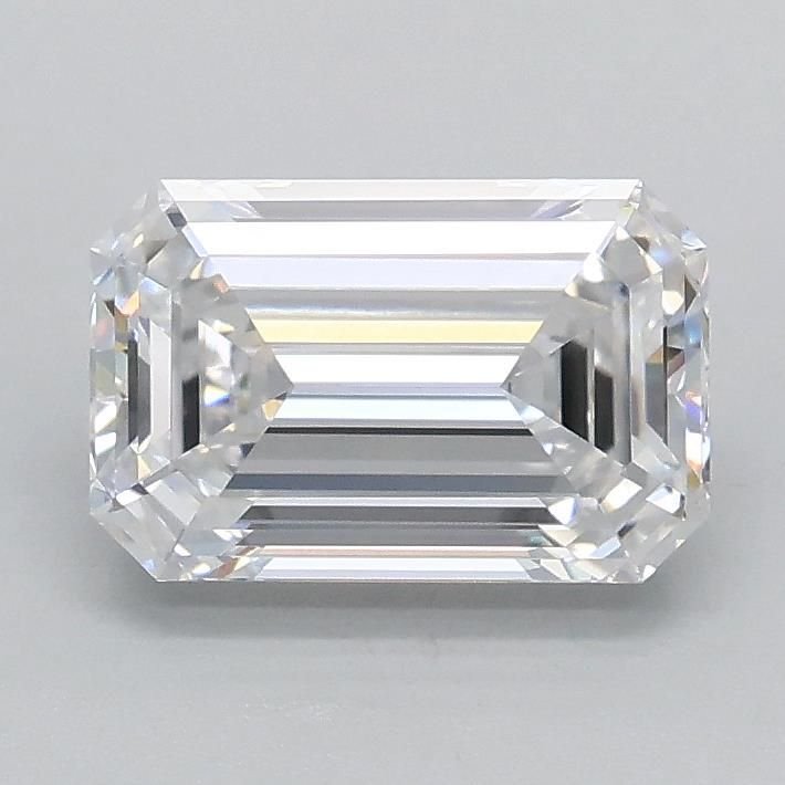 1.09ct D VVS2 Rare Carat Ideal Cut Emerald Lab Grown Diamond