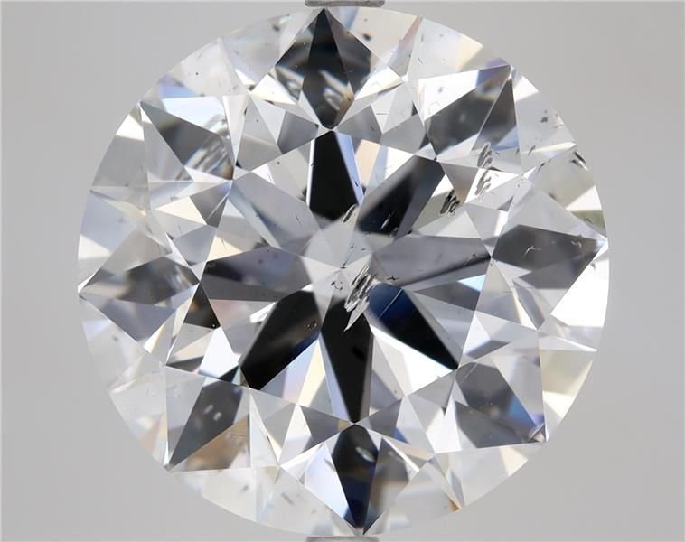 9.04ct F SI2 Rare Carat Ideal Cut Round Diamond