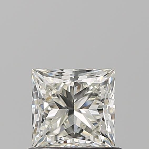 0.69ct K SI1 Rare Carat Ideal Cut Princess Diamond