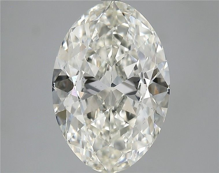 6.09ct K VS2 Rare Carat Ideal Cut Oval Diamond