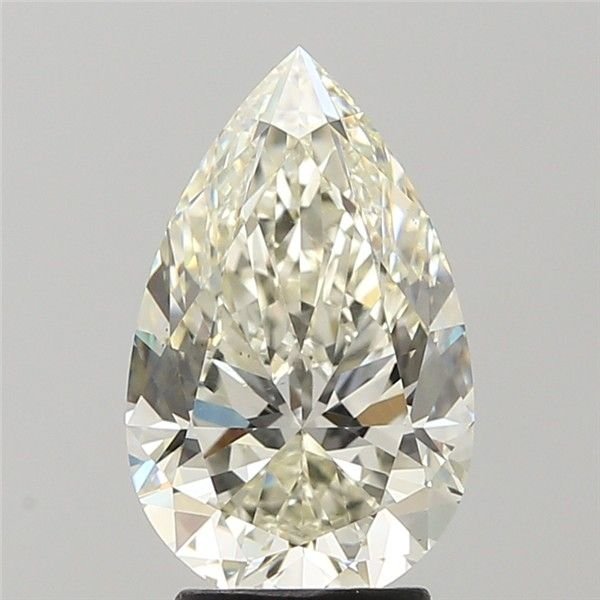 3.25ct J VS2 Rare Carat Ideal Cut Pear Diamond