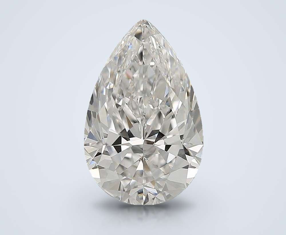 4.01 Carat Pear Natural Diamond