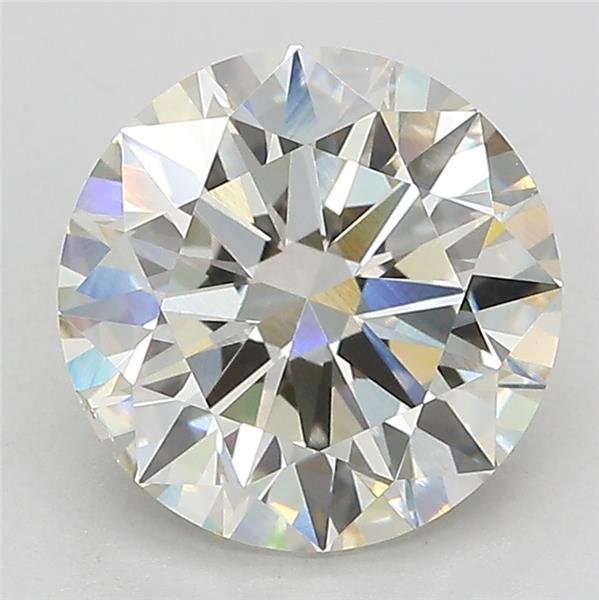 3.03ct J VS2 Excellent Cut Round Lab Grown Diamond