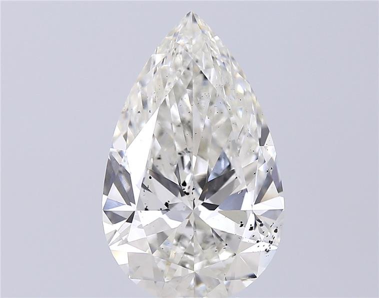 6.58ct G SI2 Rare Carat Ideal Cut Pear Lab Grown Diamond