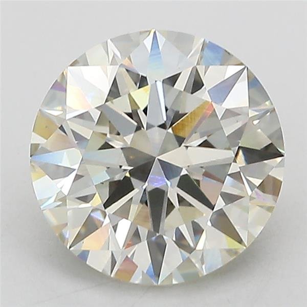 3.03ct J VS1 Excellent Cut Round Lab Grown Diamond