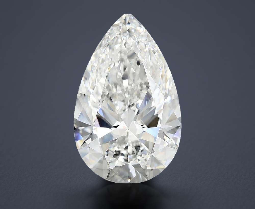 9.71 Carat Pear Lab Diamond