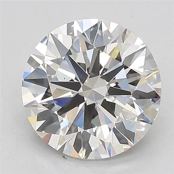 2.35ct F VS1 Rare Carat Ideal Cut Round Lab Grown Diamond