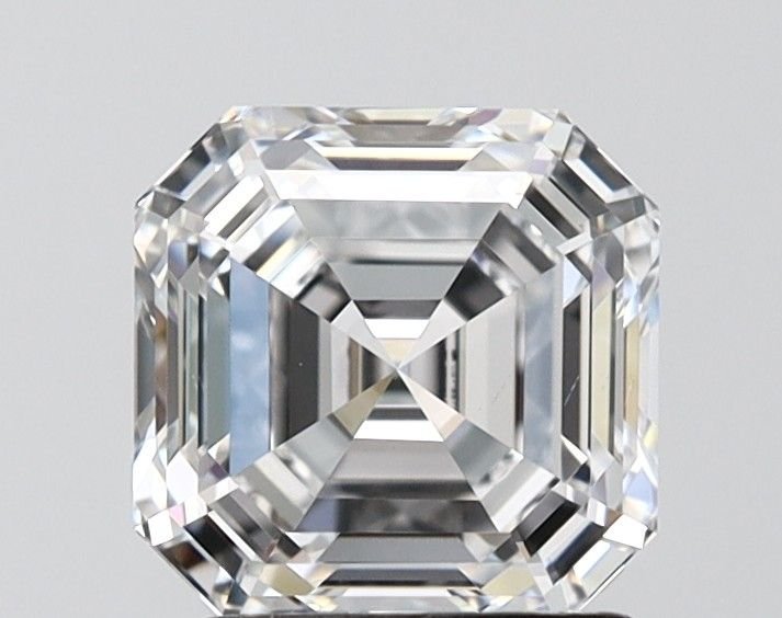 2.02ct E VS1 Rare Carat Ideal Cut Asscher Lab Grown Diamond