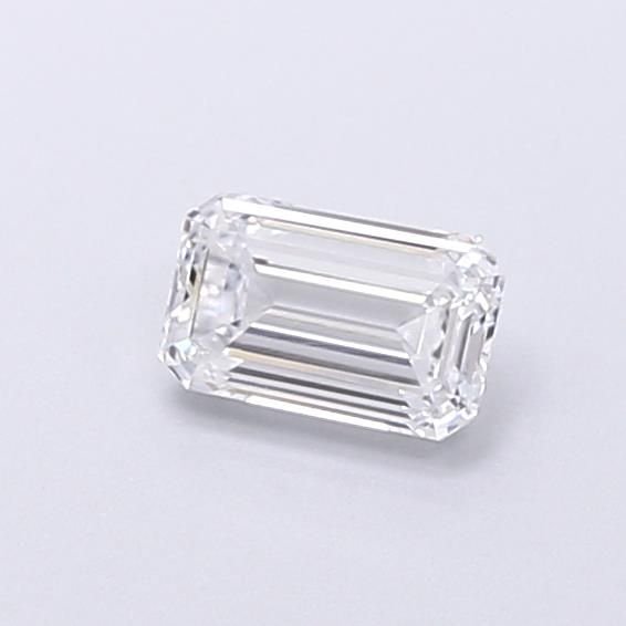 0.48ct D VVS1 Rare Carat Ideal Cut Emerald Lab Grown Diamond