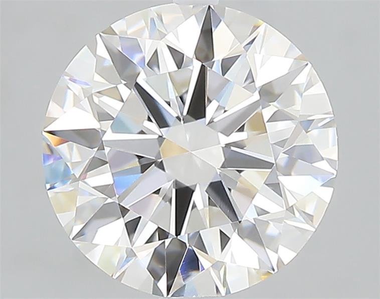 3.03ct E FL Rare Carat Ideal Cut Round Diamond