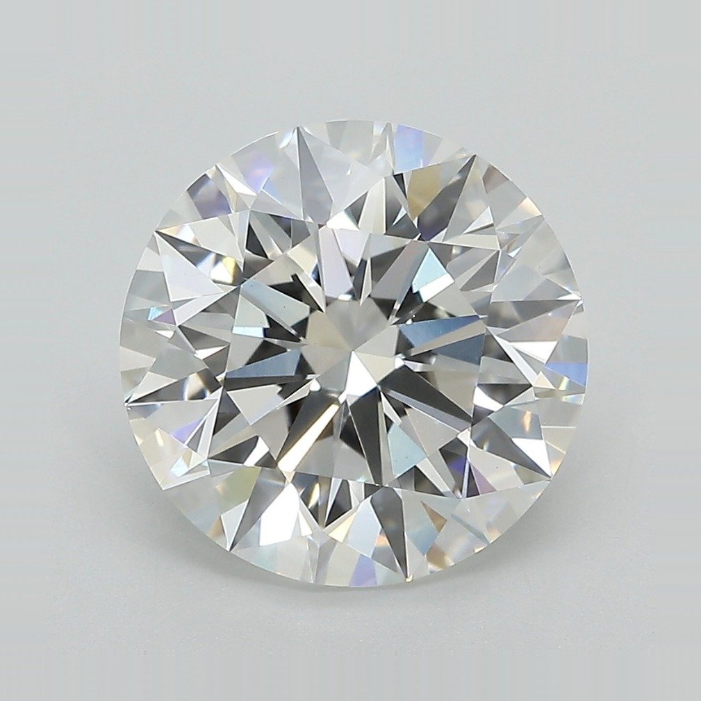 5.07ct E VVS2 Rare Carat Ideal Cut Round Lab Grown Diamond
