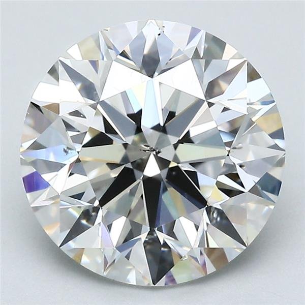 4.01ct G SI2 Excellent Cut Round Diamond