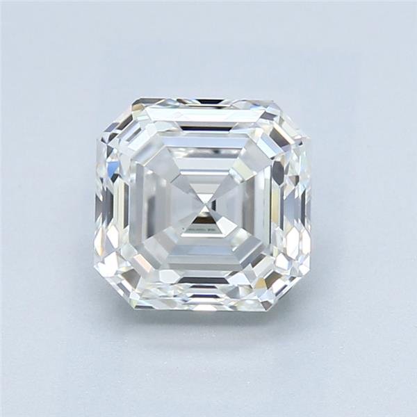 2.01ct H VS1 Rare Carat Ideal Cut Asscher Diamond