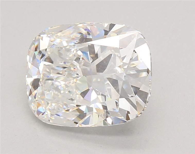 3.29ct E VVS2 Rare Carat Ideal Cut Cushion Lab Grown Diamond