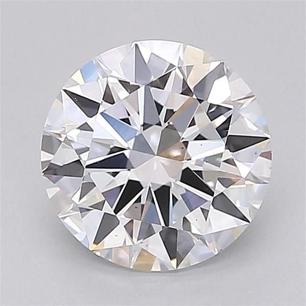 2.02ct D VS2 Excellent Cut Round Lab Grown Diamond