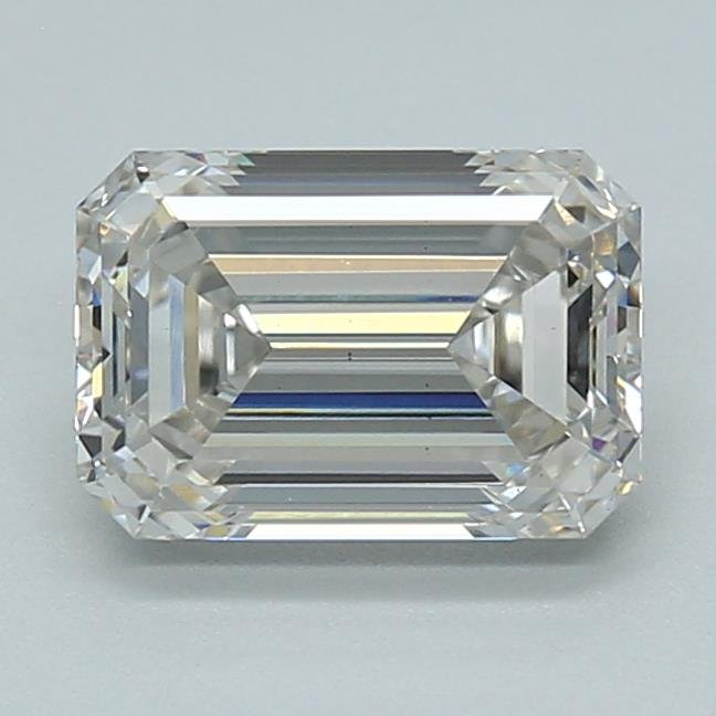 1.58ct G VS1 Rare Carat Ideal Cut Emerald Lab Grown Diamond