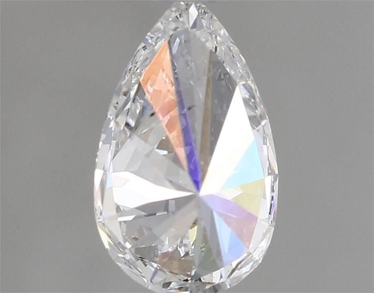 0.67ct E VS2 Rare Carat Ideal Cut Pear Lab Grown Diamond